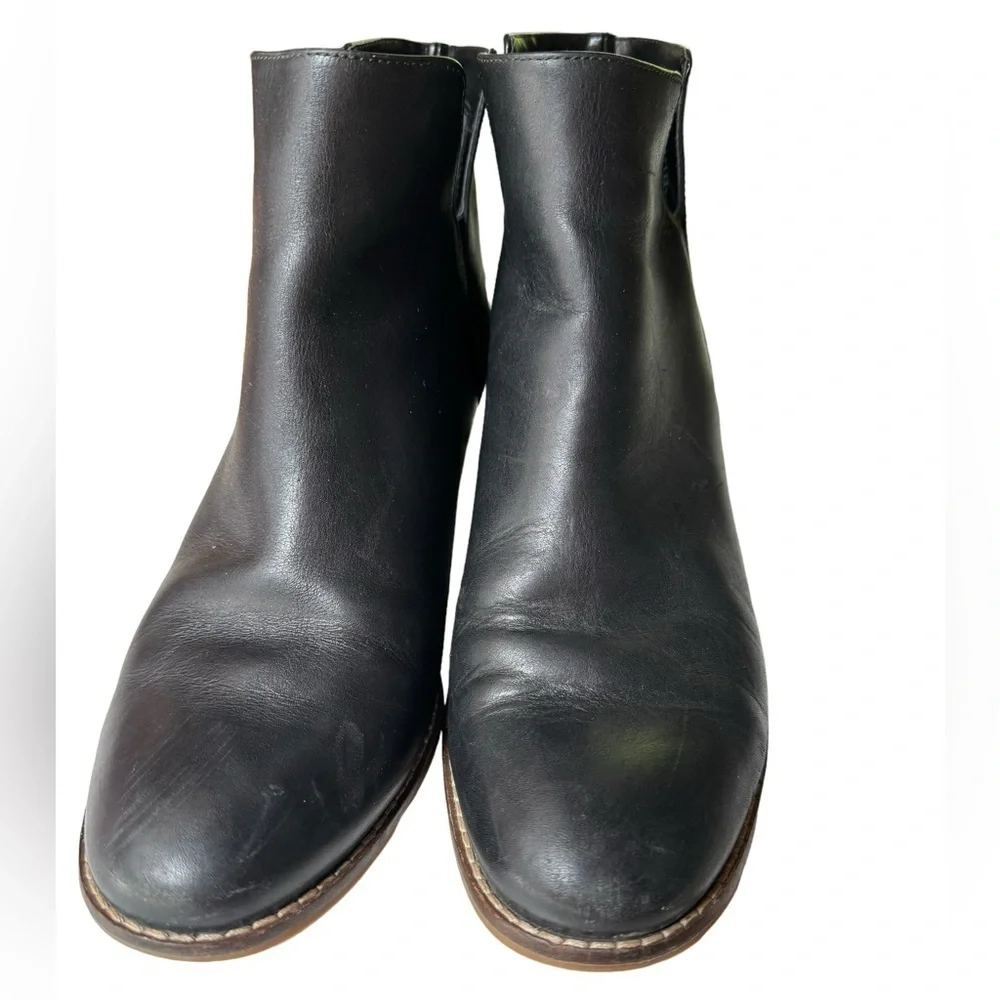 Cole Haan signature Womens black leather Abbot pull on Ankle Boots size 8